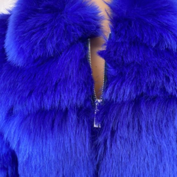 Crop Fur Jacket - Picture 3 of 4